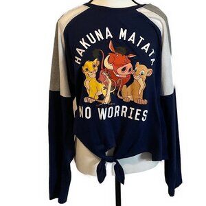 Disney HAKUNA MATATA LS t-shirt with front tie - XL